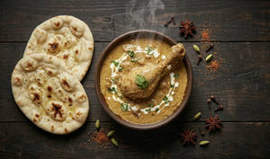 Chicken Korma With Baby Naan(2pcs)