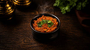 Wangyache Bharit ( Baingan Bharta )