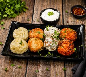 Paneer Momos Platter