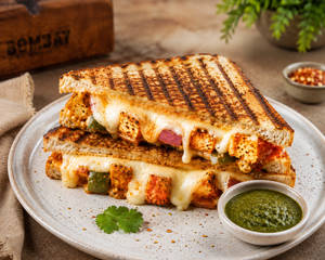 Tandoori Paneer Cheese Melt Sandwich