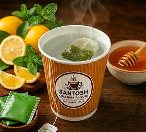 Pudina Green Tea (2 Cups) - Without Milk