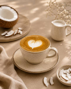 Hot Vietnamese Coconut Latte