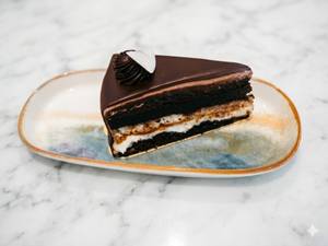 Six Layer Cake Slice