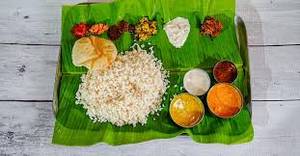 Kerala Meals with Payasam and watermelon fresh juice