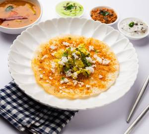 Open Butter Masala Dosa  