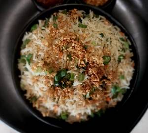Veg Burnt Garlic Rice