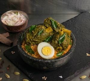 Ambur Mutton Green Chilli Fry Biryani