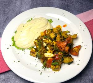 Pan Tossed Vegetables & Hummus Protein Bowl