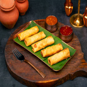 Crispy Mushroom Cheese Cigar