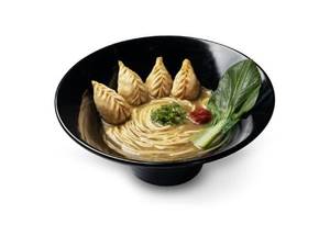 Veg Momo Curry Ramen 