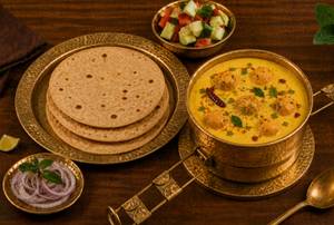 Kadhi Pakoda With Roti