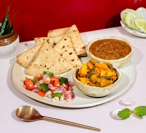 Navratna Mix Veg Ghee Phulka Bento Box