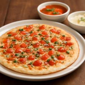 Onion Tomato Uttapam