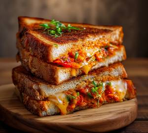 Veg Schezwan Grilled Sandwich