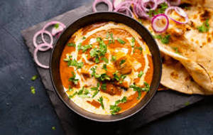 Kadhai Chicken with 2 Missi Roti