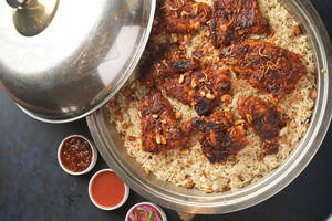 Red Chilly BBQ Chicken Mandi