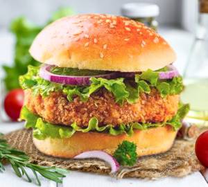 Paneer cheese burger