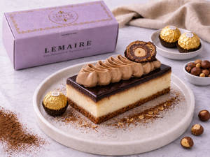 Ferrero Swirl Cheesecake Pastry