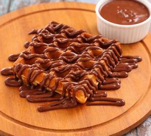 Chocolate Drizzle Waffle (Serves 1-2)