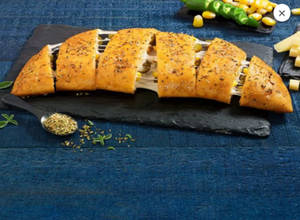 Corn And Jalapeno Stuffed Garlic Bread