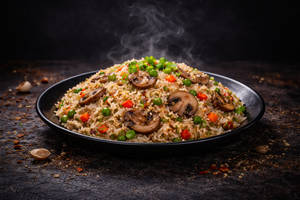 Veg Mushroom Fried Rice