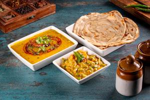Vegetable Korma & Dal Tadka Combo