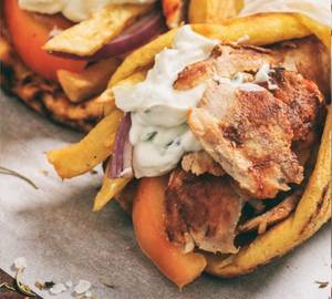 Mutton Seekh Loaded Shawarma Roll