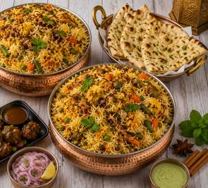 Veg Dum Biryani Family Pack