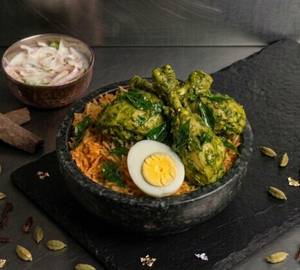 Ambur Green Chilli Chicken Biryani