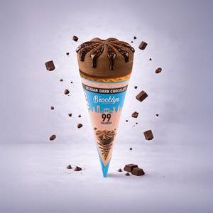 Belgian Chocolate Ice Cream Cone - 50 ml