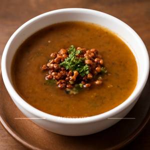 Burnt Garlic Soup