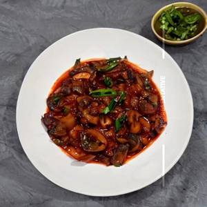 Mushrooms chilli