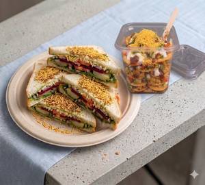 Bombay Sandwich + Papdi Chaat