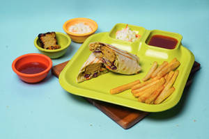 Soya Tikka Wrap