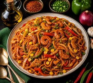 Prawn Schezwan Noodles