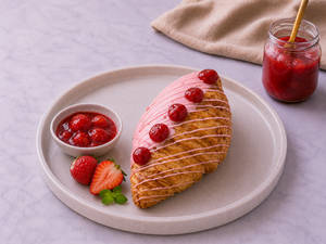 Strawberry Cloud Croissant