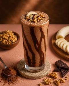 Banana Walnut Fudge Shake