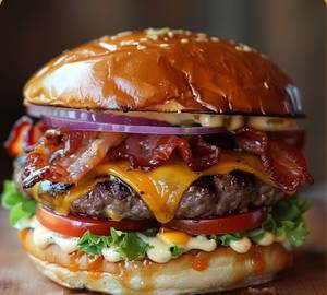 Juicy Mutton Street Burger