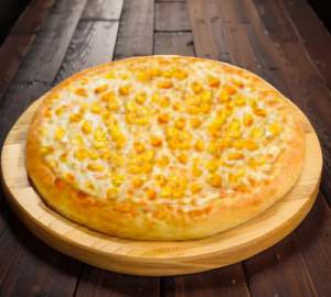 Corn & Cheese Volcano Pizza