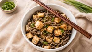 Soba Noodles & Crispy Tofu Bowl