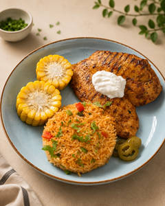 Peri Peri Chicken With Rice - Dyn
