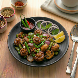 Mushroom Chilli Dry