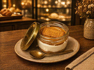 Lotus Biscoff Cheese Cake Jar