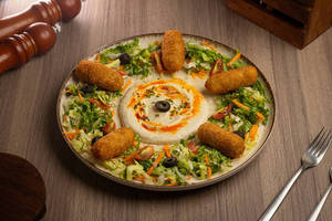 Falafel And Hummus Plate