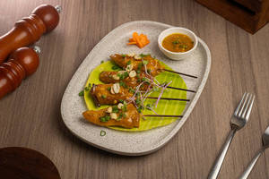 Chicken Peanut Satay Skewers