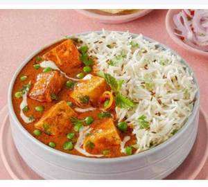 Matar Paneer Chawal