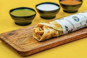 Mini Mushroom Bhuna Wrap