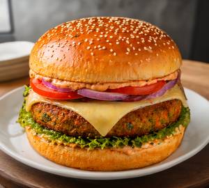 Veg cheese burger