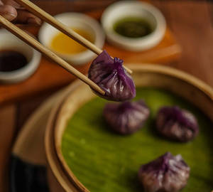 Purple Chicken Dumpling
