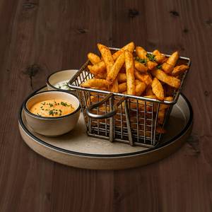 Peri Peri Lotus Stem Fries